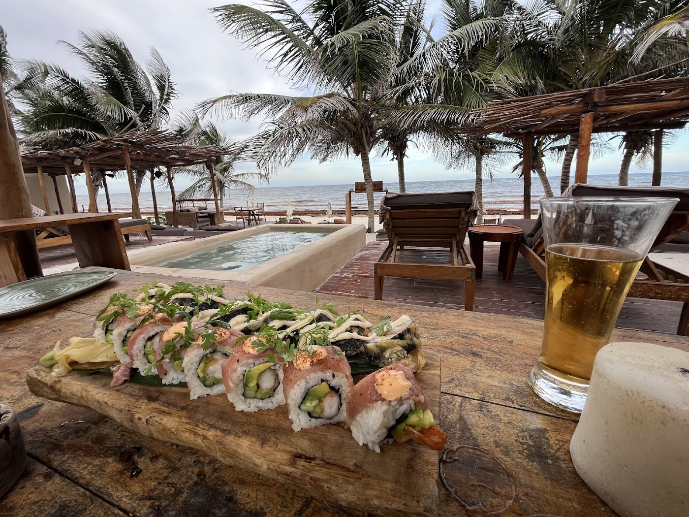 Zona de playa y beach clubs, Tulum