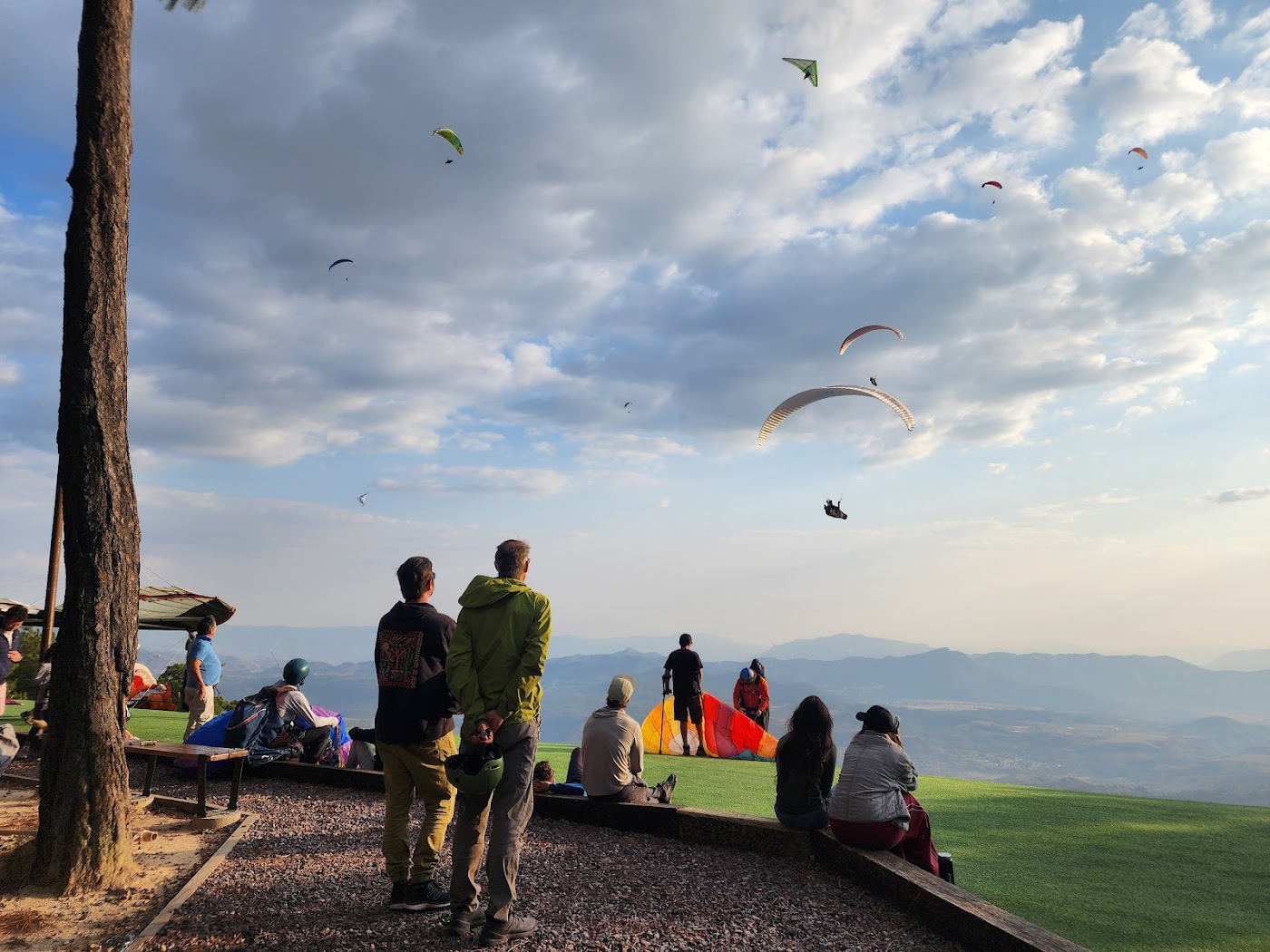 Vuelo en parapente, Valle de Bravo